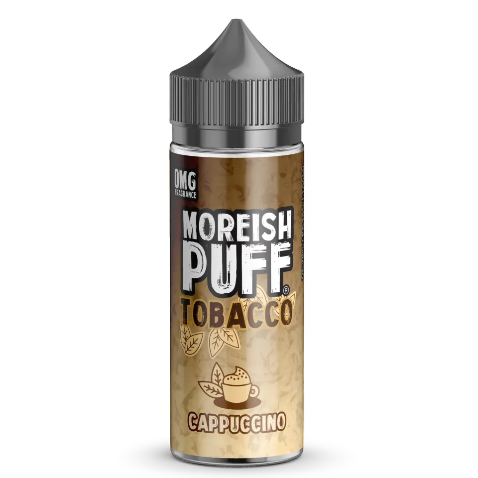 Moreish Puff Cappuccino Tobacco shortfill e-væske 100ml kaffe