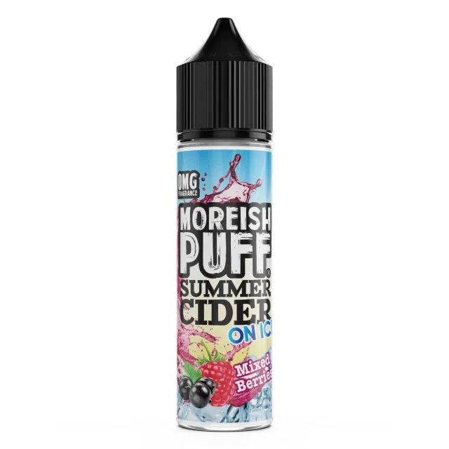 Moreish Puff Summer Cider Mixed Berries e-juice 50ml is cider