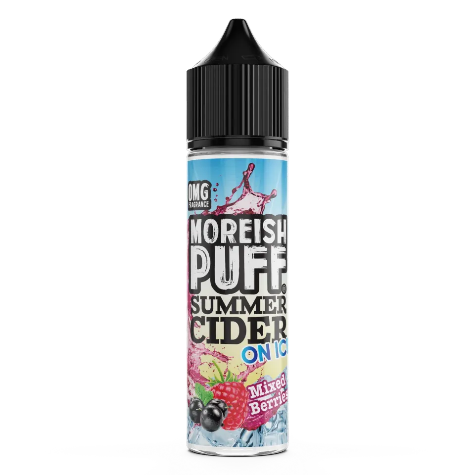 Moreish Puff Summer Cider Mixed Berries e-juice 50ml is cider