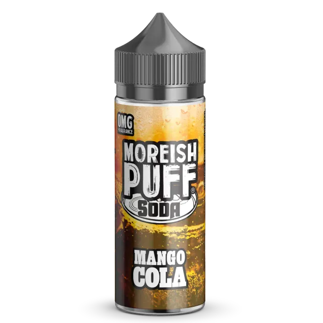 Moreish Puff Soda Mango Cola e-væske 100ml 0mg brus