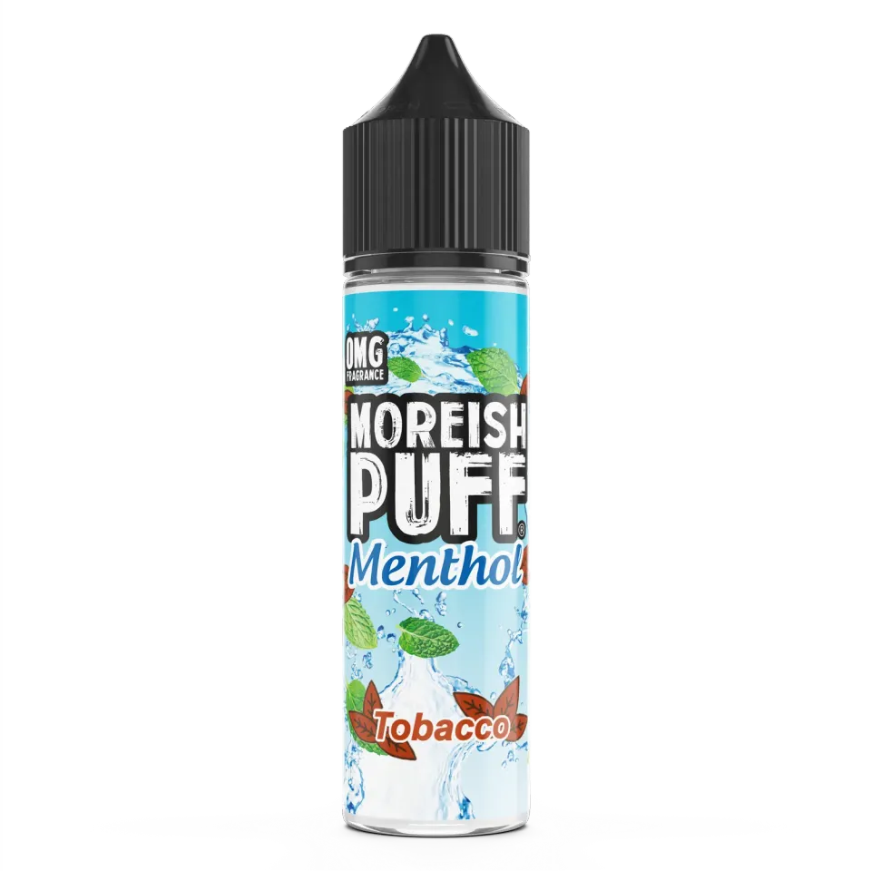 Moreish Puff Tobacco Menthol shortfill e-væske 50ml tobakk