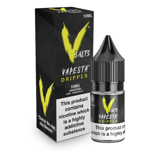 Vapesta Dripper nikotinsalt 10ml 10mg sitron