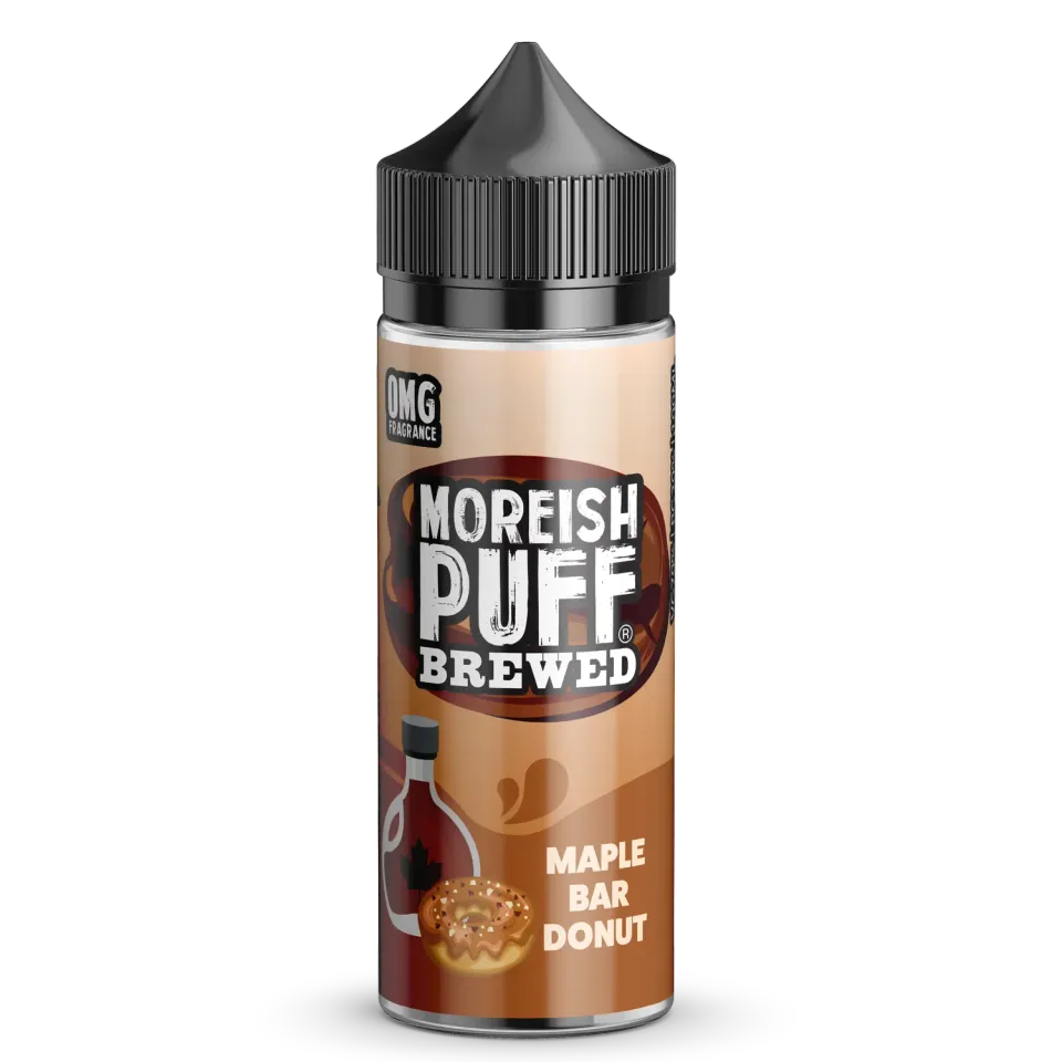 Moreish Puff Brewed Maple Bar Donut shortfill 100ml dessert