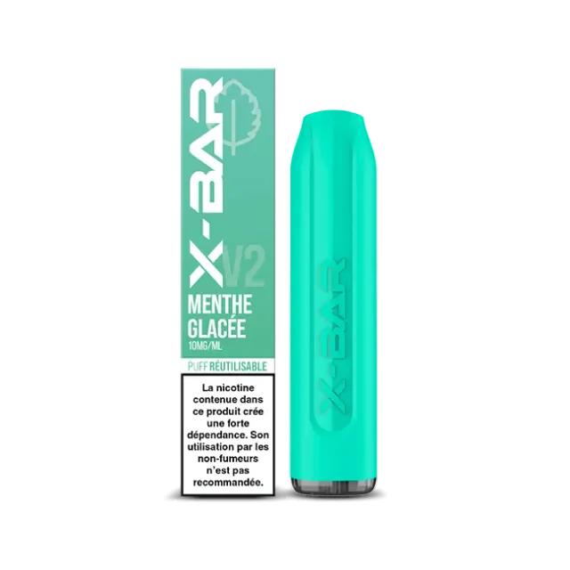 X-Bar 650 Cool Mint vape 2ml mynte oppladbar