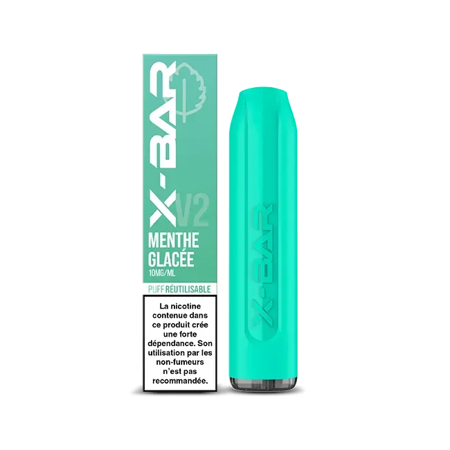 X-Bar 650 Cool Mint vape 2ml mynte oppladbar