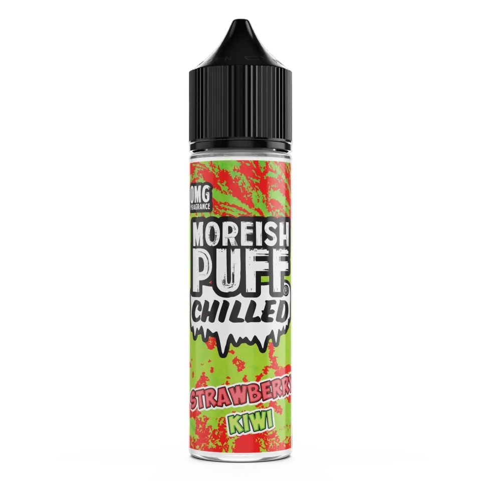 Moreish Puff Chilled Strawberry & Kiwi e-væske 50ml iskald