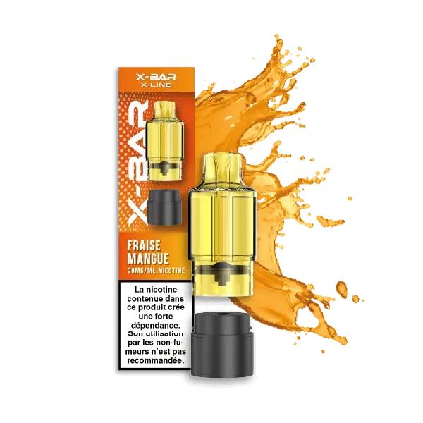 X-Bar X-LINE Fraise Mangue pod 12ml jordbær-mango