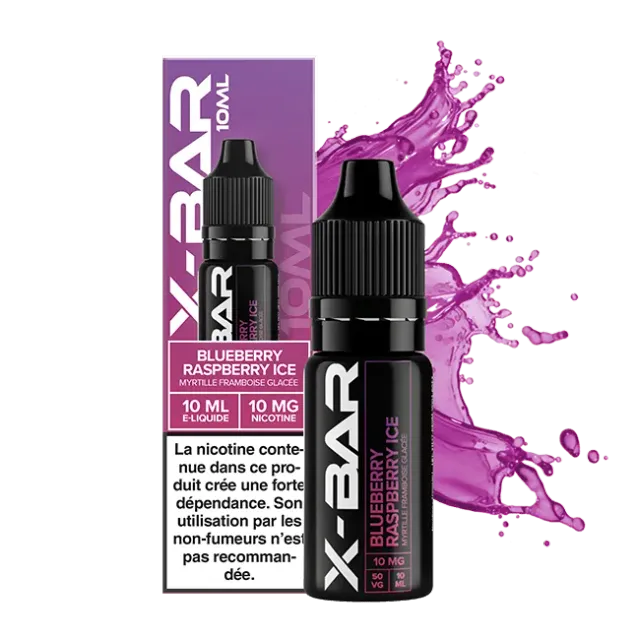 X-Bar Myrtille Framboise e-væske 10 ml blåbær-bringebær