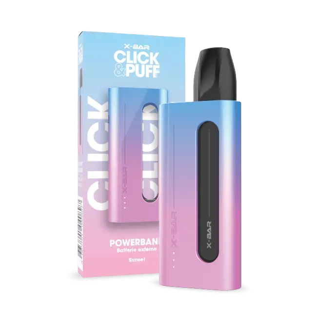X-Bar Click & Charge Sunset lader til Click & Puff