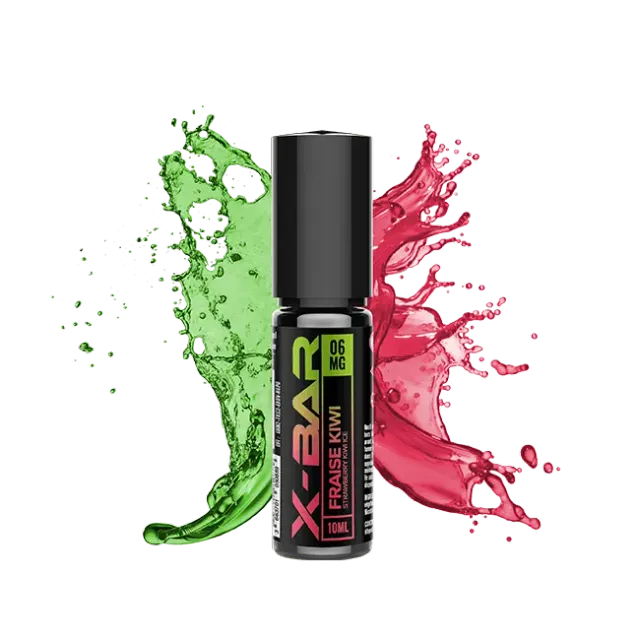 X-Bar Classic Nic Fraise Kiwi e-væske 10 ml jordbær