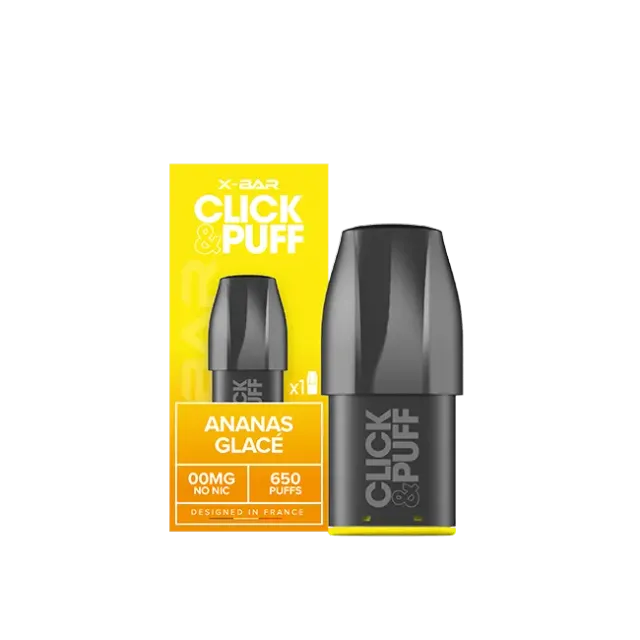 X-Bar Click & Puff Ananas Glacée pod 2 ml is