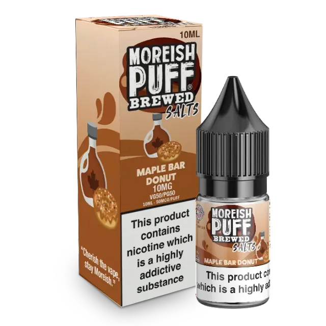 Moreish Puff Brewed Maple Bar Donut nikotinsalt 10ml
