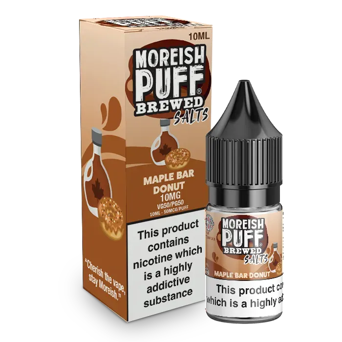 Moreish Puff Brewed Maple Bar Donut nikotinsalt 10ml