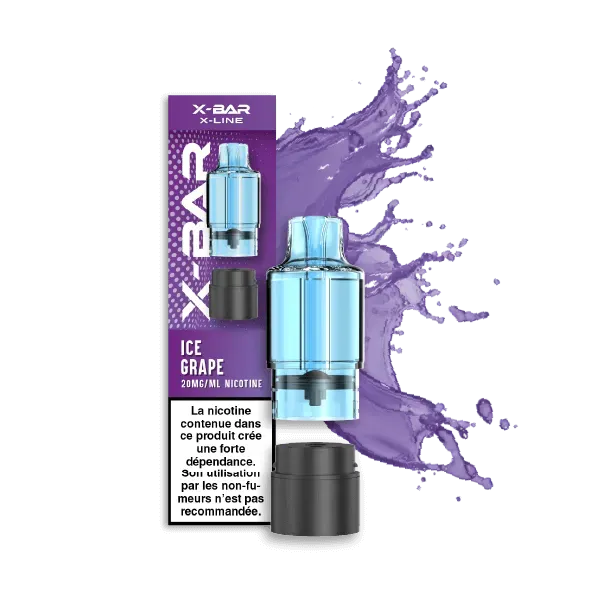 X-Bar X-Line pod ice grape 12 ml