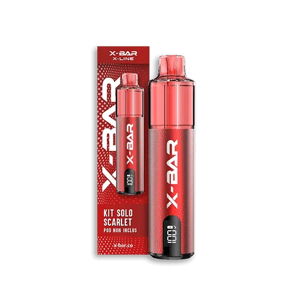 X-Bar X-Line Solo vape kit Scarlet 1200mAh