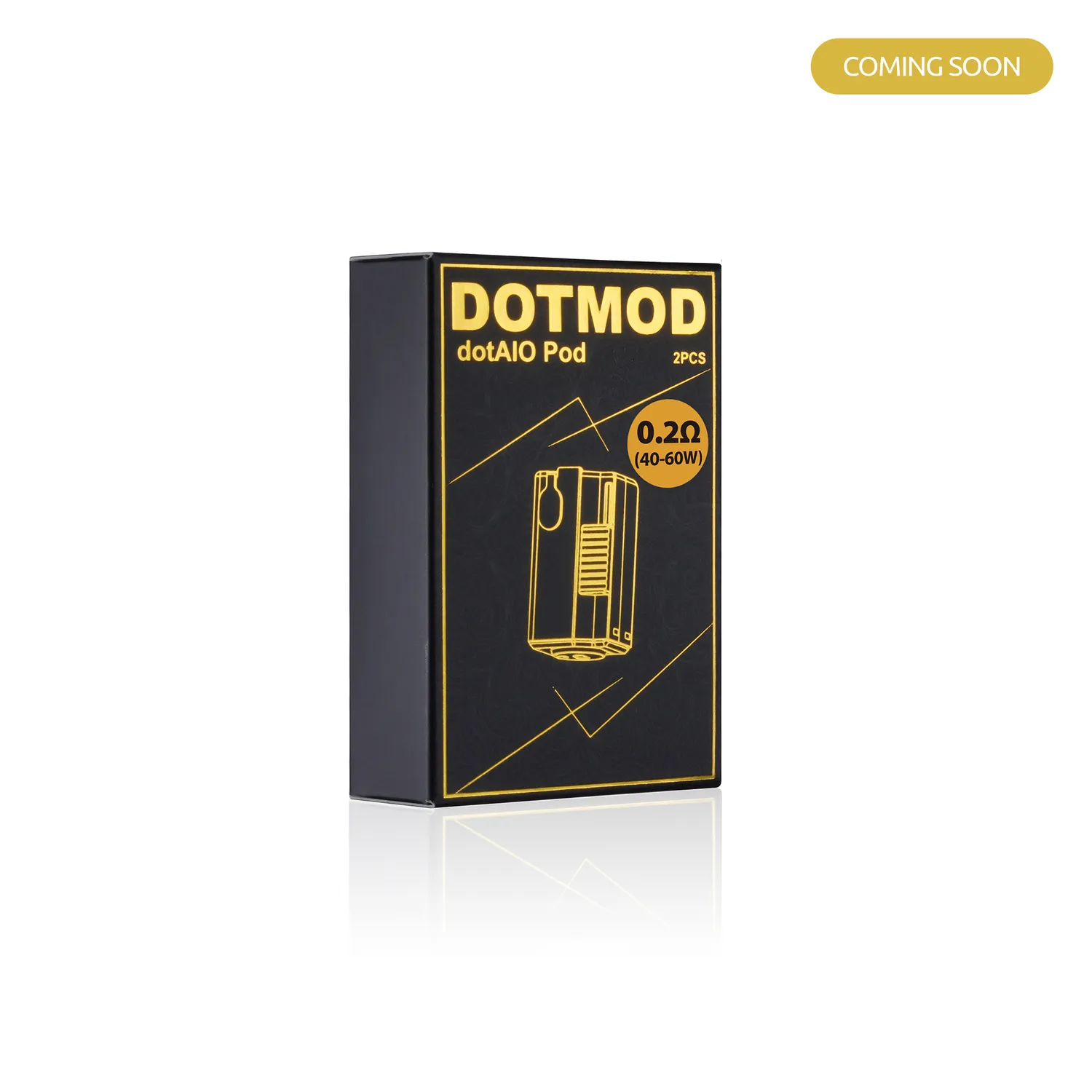 Dotmod dotAIO pod 0,6Ω 4ml justerbar luft 2-pakn