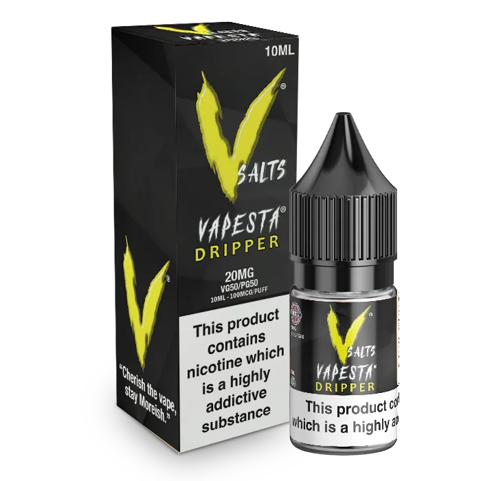 Vapesta Dripper nikotinsalt 10ml 10mg sitron
