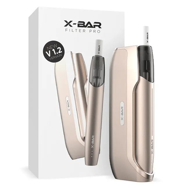X-Bar Filter Pro 1.2 vape kit med magnetpod USB-C