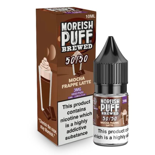 Moreish Puff Brewed Mocha Frappe Latte e-væske 10ml 12mg