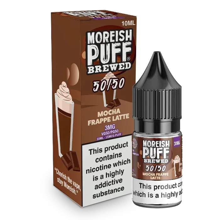 Moreish Puff Brewed Mocha Frappe Latte e-væske 10ml 12mg