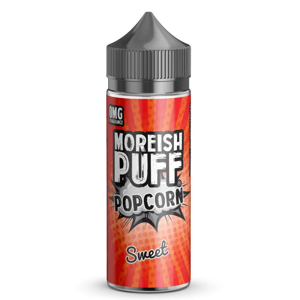 Moreish Puff Popcorn Sweet e-væske 100ml smør-søt