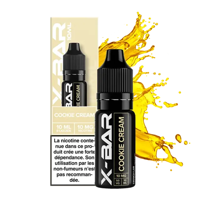 X-Bar Cookie Cream e-væske 10 ml kjeks og krem