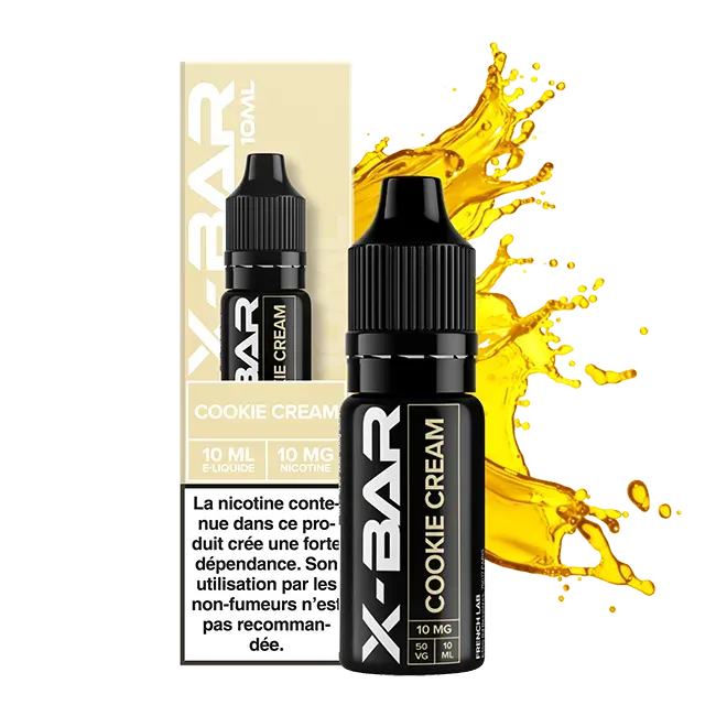 X-Bar Cookie Cream e-væske 10 ml kjeks og krem