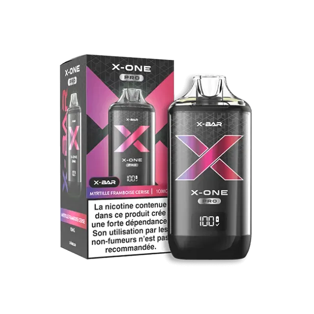 X-Bar X-One Pro startkit blåbær bringebær kirsebær 12ml