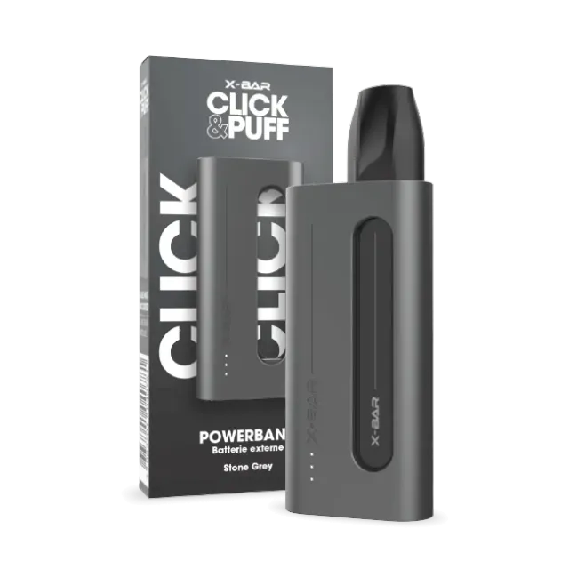 X-Bar Click & Charge Stone Gray lader grå