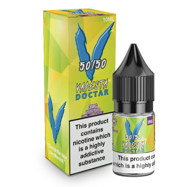 Moreish Puff Vapesta Doctar e-væske 10ml 12mg sitrus