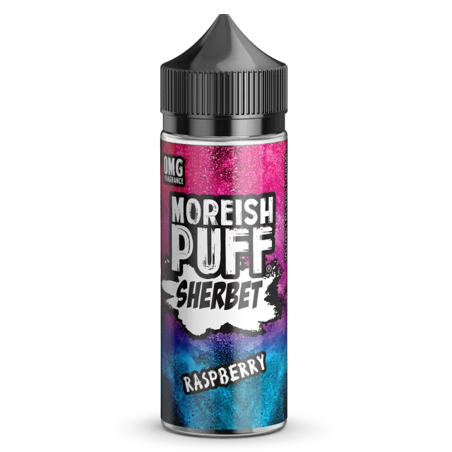 Moreish Puff Raspberry Sherbet e-væske 100ml brus
