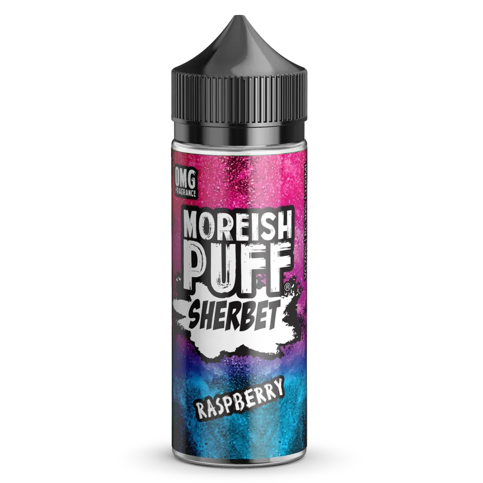 Moreish Puff Raspberry Sherbet e-væske 100ml brus