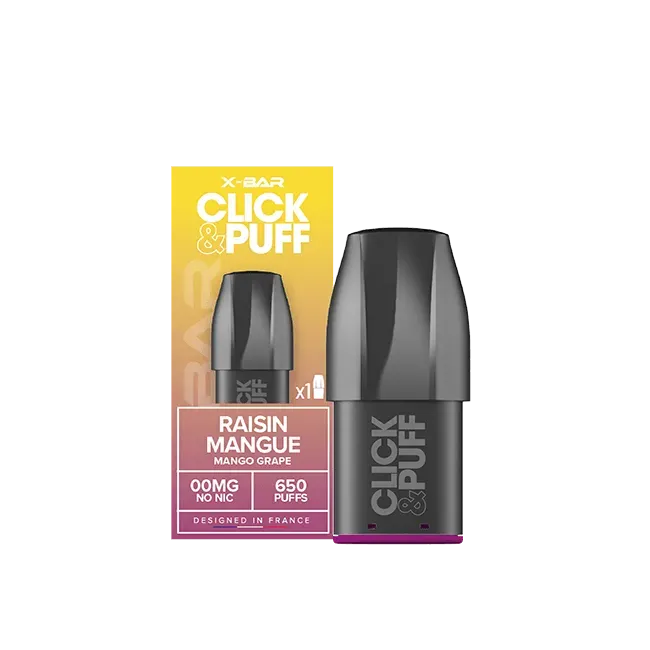 X-Bar Click & Puff pod drue mango 2 ml frukt