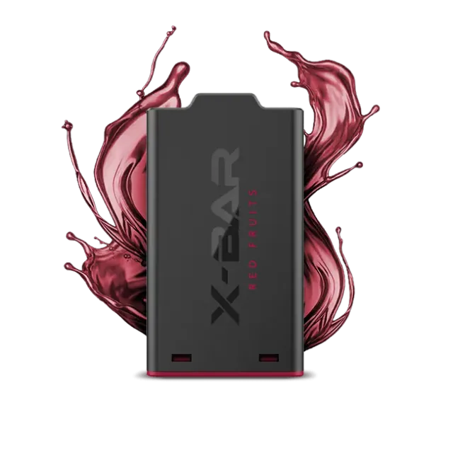 X-Bar X-Shisha pod 7 ml røde frukter nikotinfri