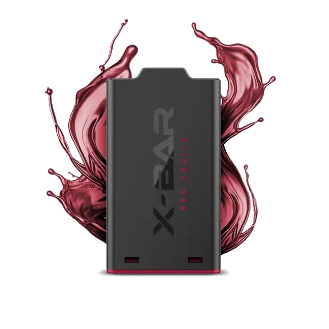 X-Bar X-Shisha pod 7 ml røde frukter nikotinfri