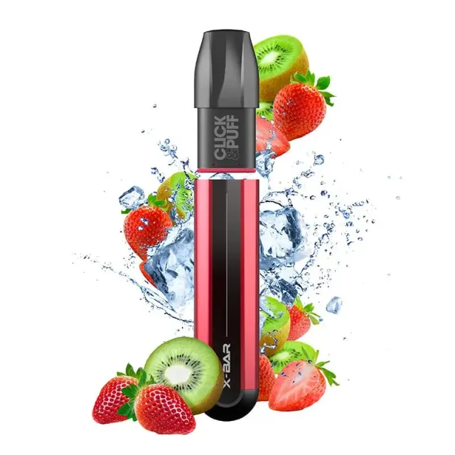 X-Bar Click & Puff Kit vape jordbær kiwi frisk
