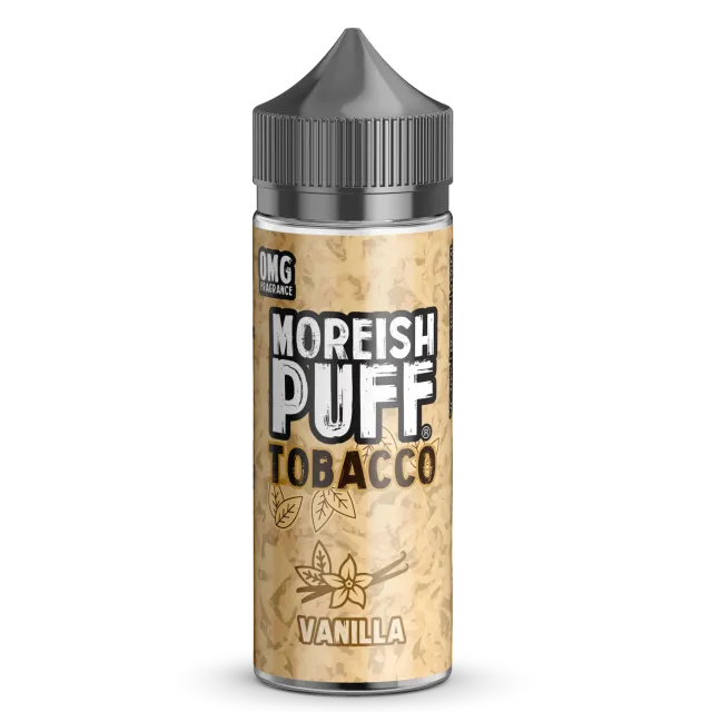 Moreish Puff Vanilla Tobacco e-væske 100ml vanilje-tobakk
