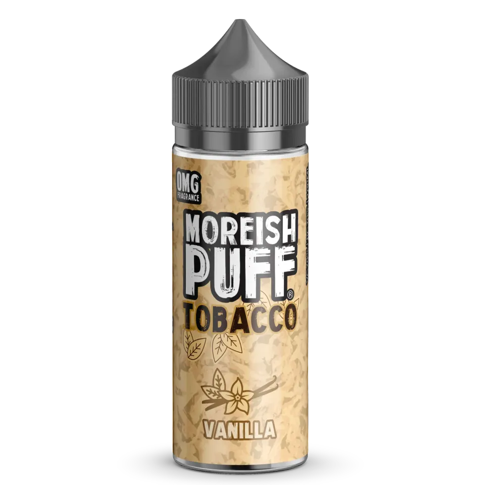 Moreish Puff Vanilla Tobacco e-væske 100ml vanilje-tobakk