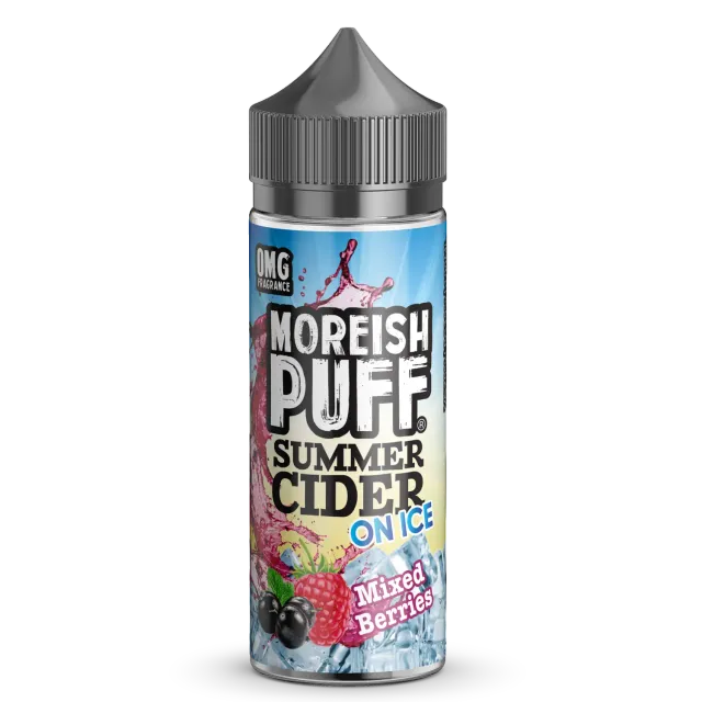 Moreish Puff Summer Cider Mixed Berries shortfill 100ml is