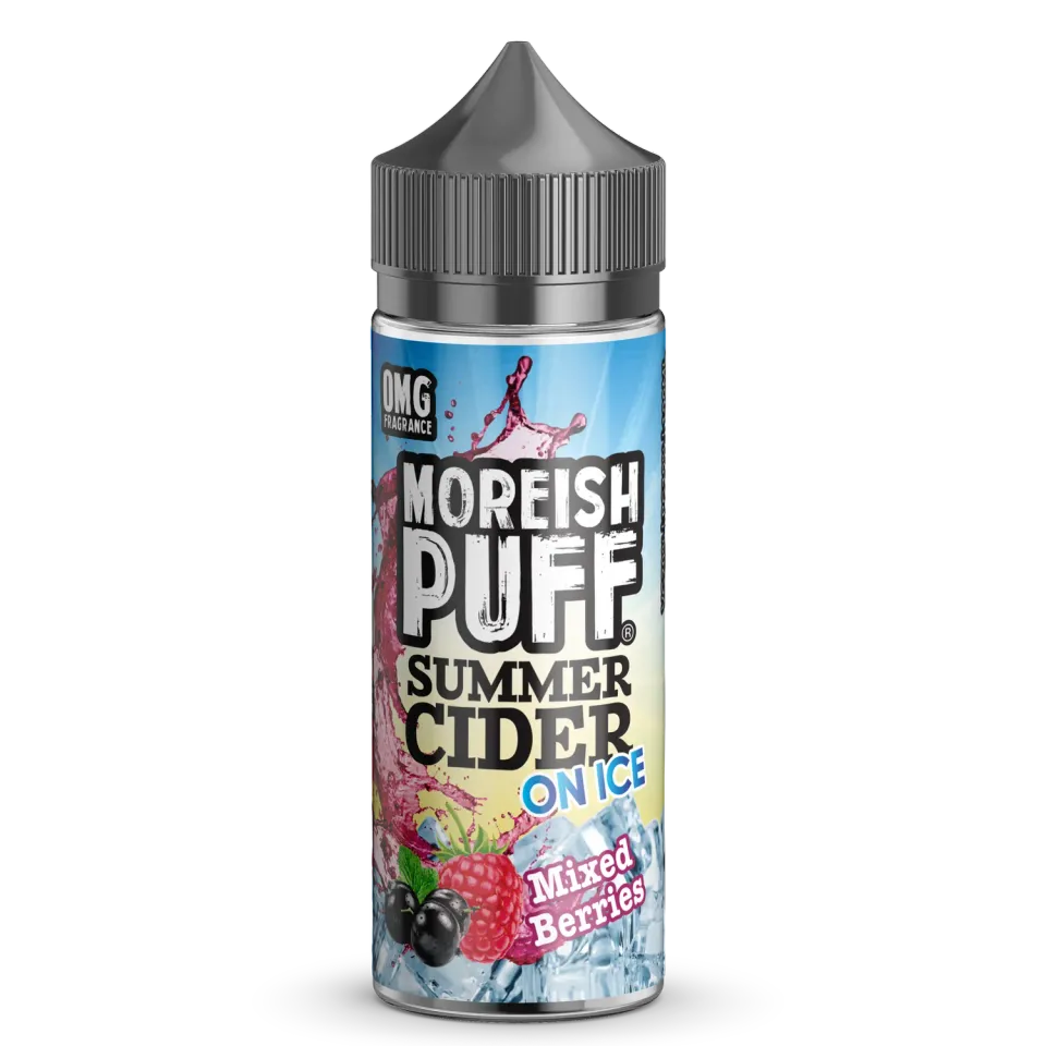 Moreish Puff Summer Cider Mixed Berries shortfill 100ml is