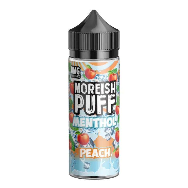 Moreish Puff Menthol Peach Menthol shortfill e-væske 100ml