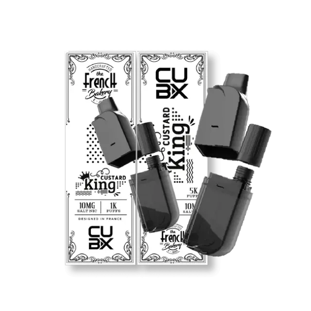X-Bar CUBX pod Custard King 11ml vaniljekrem