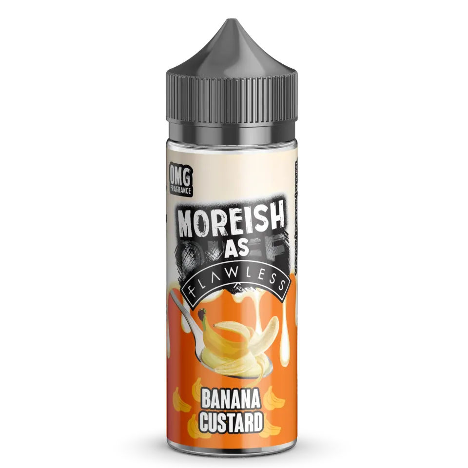 Moreish Puff Banana Custard 100ml shortfill e-væske vaniljekrem