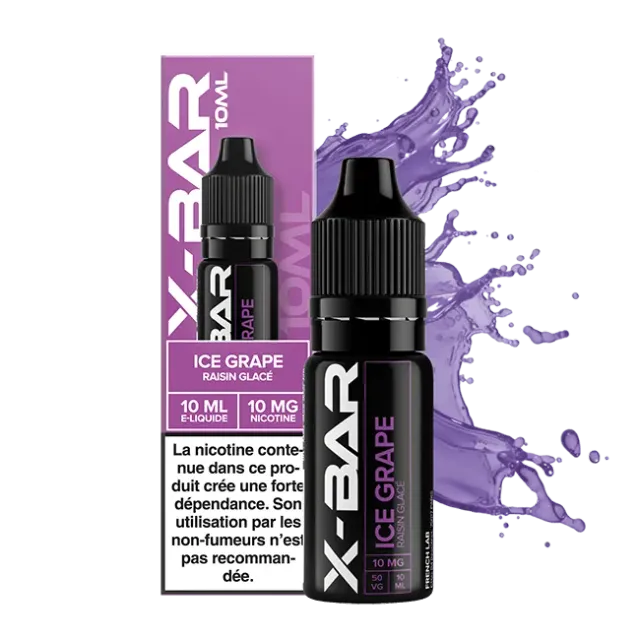 X-Bar Raisin Glacé e-væske 10 ml drue is