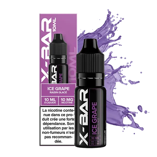 X-Bar Raisin Glacé e-væske 10 ml drue is