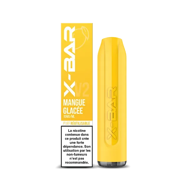 X-Bar 650 Ice Mango vape 2ml mango-is