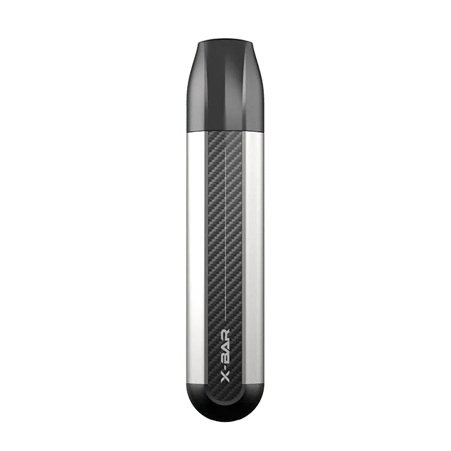X-Bar Click & Puff Solo Silver startsett sølv 500 mAh