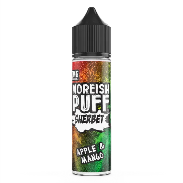 Moreish Puff Sherbet Apple Mango shortfill 50ml brusende