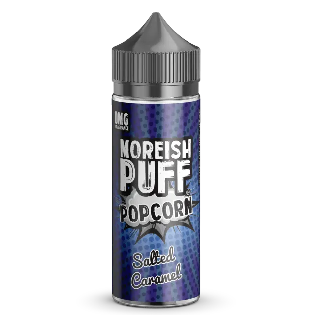 Moreish Puff Popcorn Salted Caramel e-juice 100ml søt