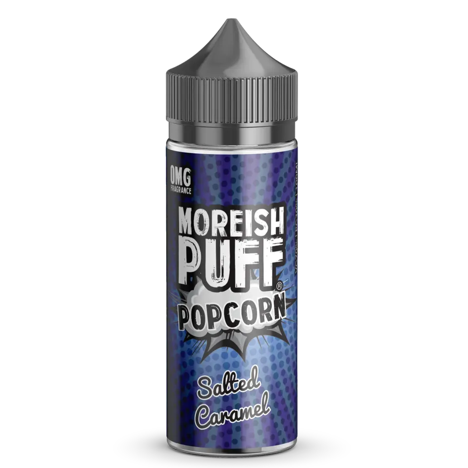 Moreish Puff Popcorn Salted Caramel e-juice 100ml søt